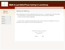 Tablet Screenshot of mathinlux.com